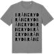 Mid Heather Gray t-shirt med Bråneryd ordlek t-shirt