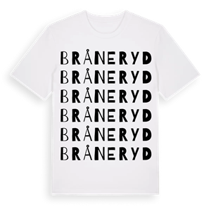 Bråneryd ordlek t-shirt – ekologisk bomull t-shirt från Pinshirt