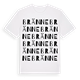 Bränne ordlek t-shirt