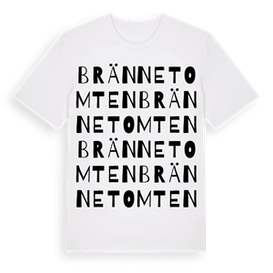 Brännetomten ordlek t-shirt – ekologisk bomull t-shirt från Pinshirt