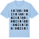 Blue Soul t-shirt med Bränninge ordlek t-shirt