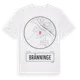 White t-shirt med Bränninge t-shirt