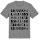 Mid Heather Gray t-shirt med Brännsmåla ordlek t-shirt