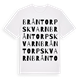 Bråntorps Kvarn ordlek t-shirt