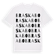Braskabo ordlek t-shirt