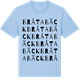 Blue Soul t-shirt med Bråtabäck ordlek t-shirt