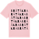 Pink Cotton t-shirt med Bråtåkra ordlek t-shirt