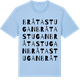 Blue Soul t-shirt med Bråtastugan ordlek t-shirt