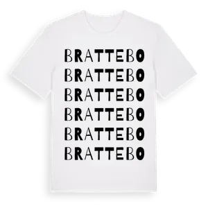 Brattebo ordlek t-shirt – ekologisk bomull t-shirt från Pinshirt