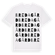 Bredagård ordlek t-shirt