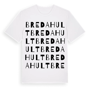Bredahult ordlek t-shirt – ekologisk bomull t-shirt från Pinshirt