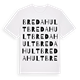Bredahult ordlek t-shirt