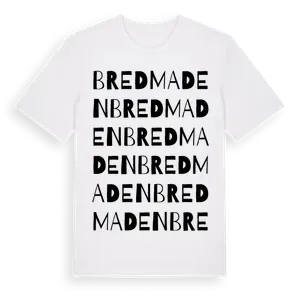 Bredmaden ordlek t-shirt – ekologisk bomull t-shirt från Pinshirt