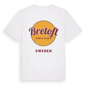 Bretoft cirkel t-shirt – ekologisk bomull t-shirt från Pinshirt