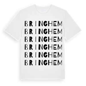 Bringhem ordlek t-shirt – ekologisk bomull t-shirt från Pinshirt