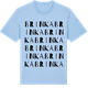 Blue Soul t-shirt med Brinka ordlek t-shirt
