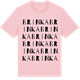 Pink Cotton t-shirt med Brinka ordlek t-shirt