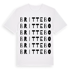 Brittebo ordlek t-shirt – ekologisk bomull t-shirt från Pinshirt