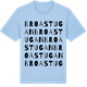 Blue Soul t-shirt med Broastugan ordlek t-shirt