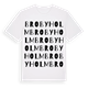 Brobyholm ordlek t-shirt