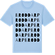 Blue Soul t-shirt med Broddarp ordlek t-shirt