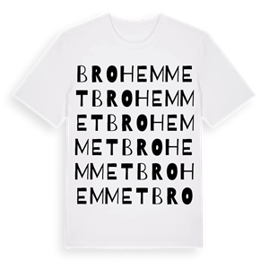 Brohemmet ordlek t-shirt – ekologisk bomull t-shirt från Pinshirt