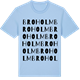 Blue Soul t-shirt med Broholm ordlek t-shirt