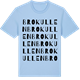 Blue Soul t-shirt med Brokullen ordlek t-shirt