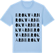 Blue Soul t-shirt med Brokvarn ordlek t-shirt