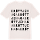Vintage White t-shirt med Bröttjehaga ordlek t-shirt