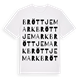 Bröttjemark ordlek t-shirt