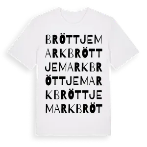 Bröttjemark ordlek t-shirt – ekologisk bomull t-shirt från Pinshirt