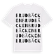 Brudbäcken ordlek t-shirt