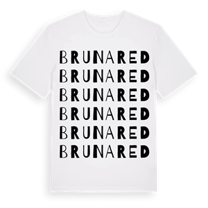 Brunared ordlek t-shirt – ekologisk bomull t-shirt från Pinshirt