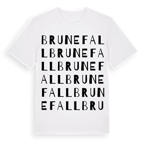 Brunefall ordlek t-shirt – ekologisk bomull t-shirt från Pinshirt