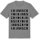 Mid Heather Gray t-shirt med Brunnseryd ordlek t-shirt