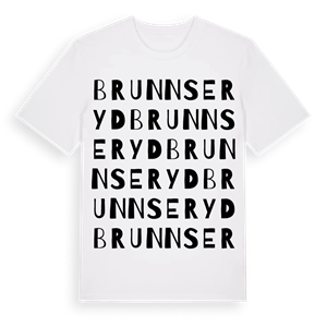 Brunnseryd ordlek t-shirt – ekologisk bomull t-shirt från Pinshirt