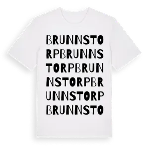 Brunnstorp ordlek t-shirt – ekologisk bomull t-shirt från Pinshirt