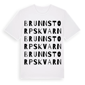 Brunnstorps kvarn ordlek t-shirt – ekologisk bomull t-shirt från Pinshirt