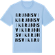 Blue Soul t-shirt med Brunnsvik ordlek t-shirt