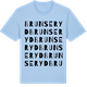 Blue Soul t-shirt med Brunseryd ordlek t-shirt