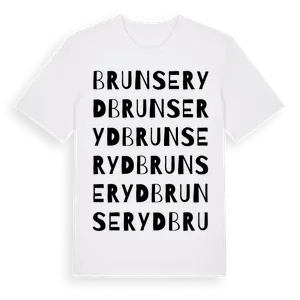 Brunseryd ordlek t-shirt – ekologisk bomull t-shirt från Pinshirt