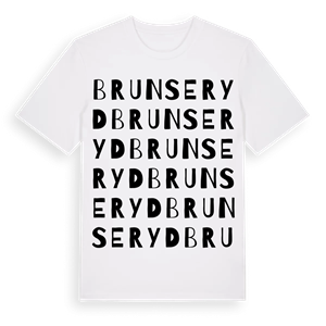 Brunseryd ordlek t-shirt – ekologisk bomull t-shirt från Pinshirt