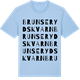Blue Soul t-shirt med Brunseryds kvarn ordlek t-shirt