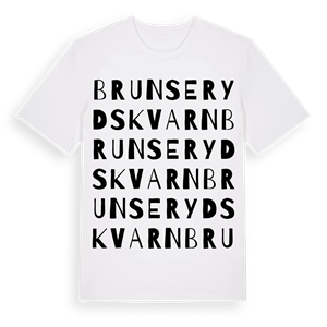Brunseryds kvarn ordlek t-shirt – ekologisk bomull t-shirt från Pinshirt