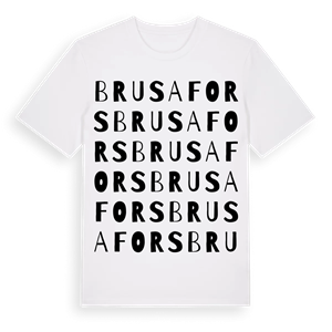 Brusafors ordlek t-shirt – ekologisk bomull t-shirt från Pinshirt