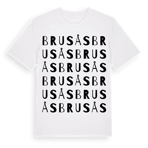 Brusås ordlek t-shirt – ekologisk bomull t-shirt från Pinshirt