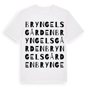 Bryngelsgården ordlek t-shirt – ekologisk bomull t-shirt från Pinshirt