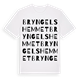 Bryngelshemmet ordlek t-shirt