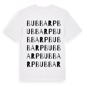 Bubbarp ordlek t-shirt – ekologisk bomull t-shirt från Pinshirt